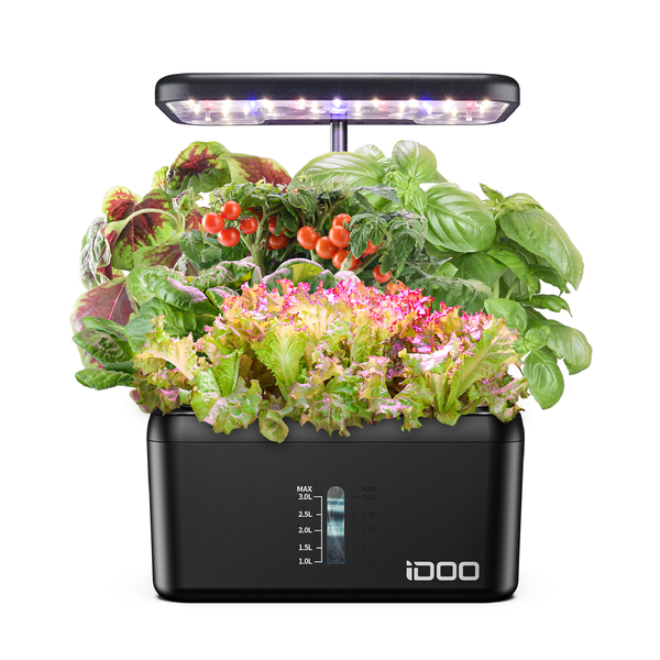 iDOO 水耕栽培 ガーデンキット 12個ポット iDOO 水耕栽培キット - 屋内ガーデン - 12株